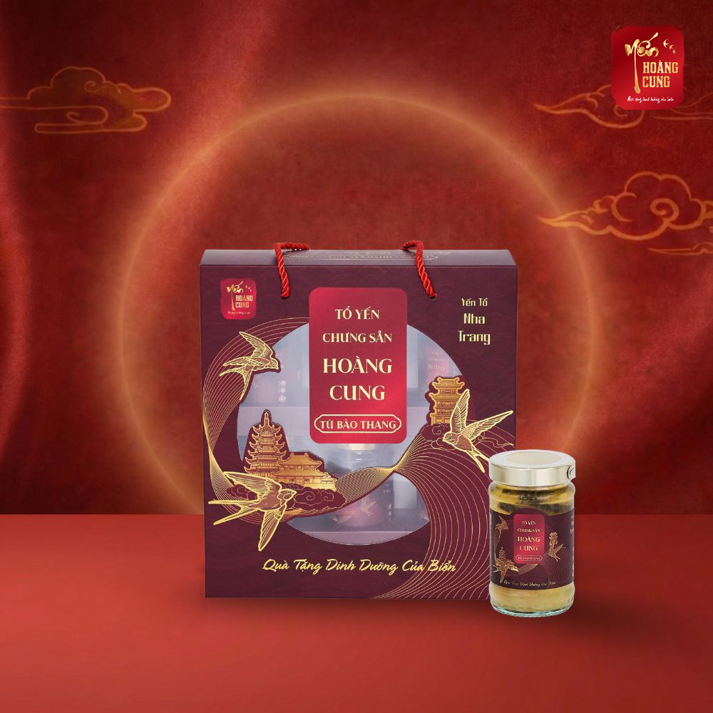 TỔ YẾN CHƯNG SẴN HOÀNG CUNG TỨ BẢO THANG (Lốc 6 hũ)